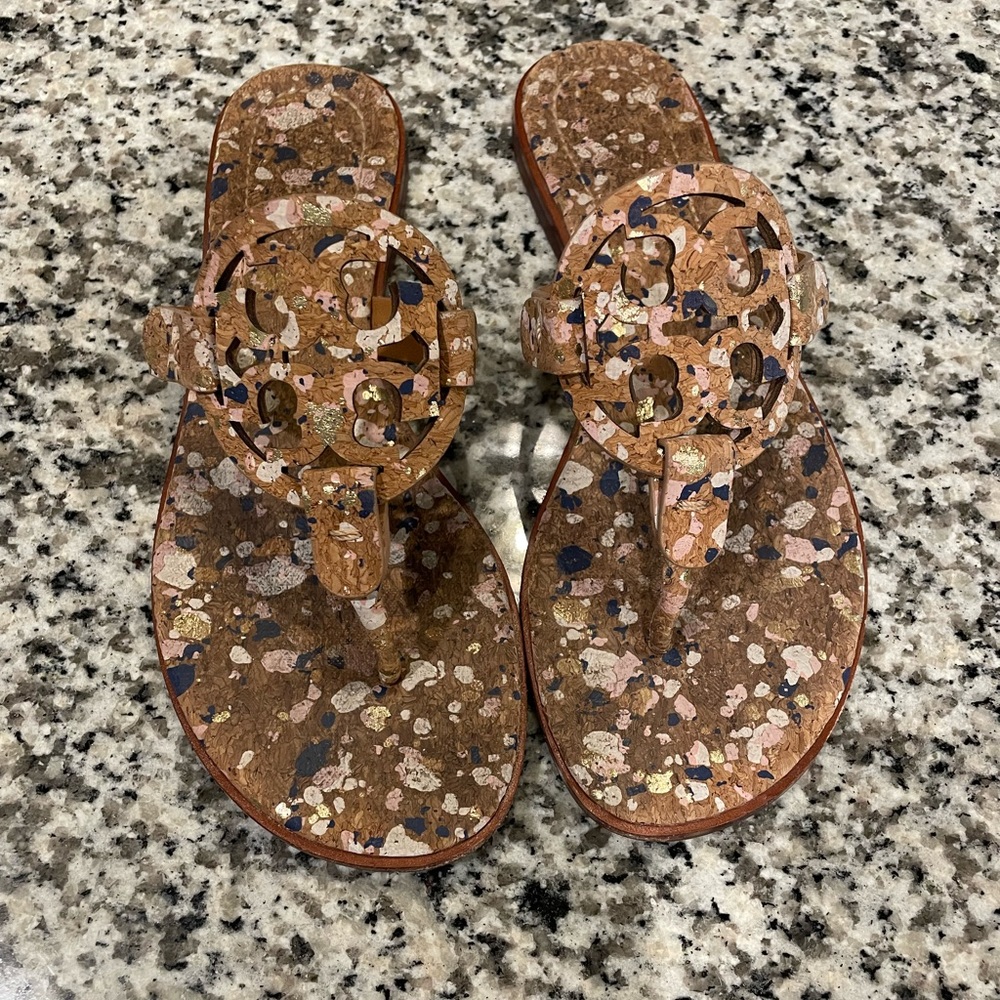Tory Burch Miller Cork Sandals